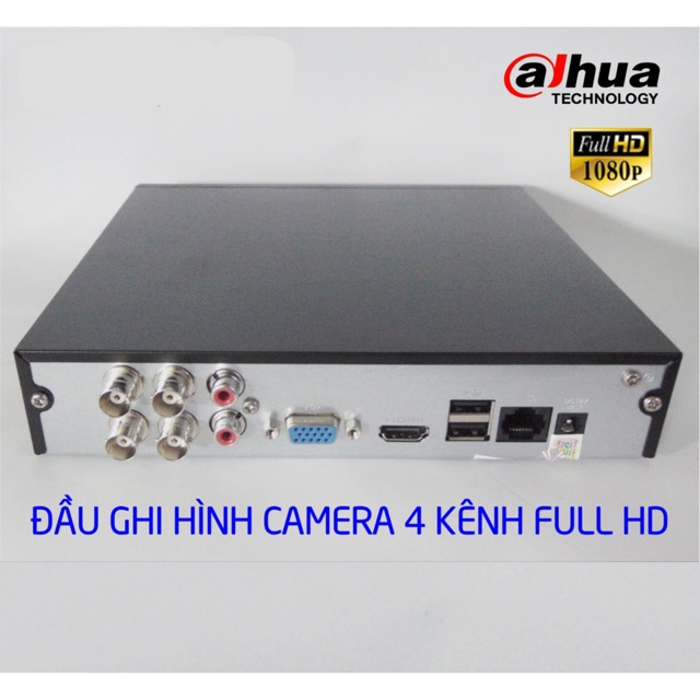 Đầu ghi HDCVI 4 kênh DAHUA DH-XVR1B04-I 4 kênh ahd/tvi/cvi/analog