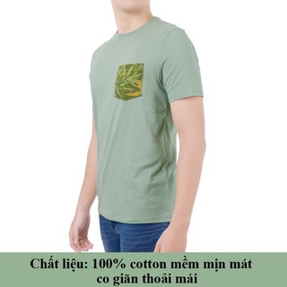 ÁO THUN NAM GAP CỔ TRON - TRẮNG
