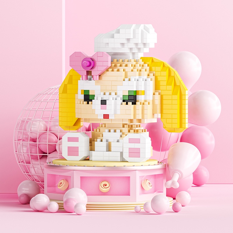 Hoạt Hình Bộ Đồ Chơi Lắp Ráp Mô Hình Cho Bé