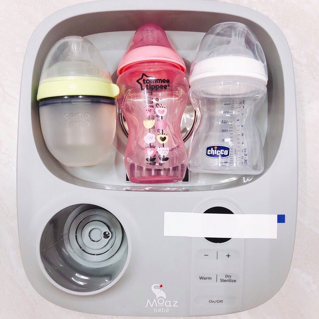 Máy tiệt trùng sấy khô và hâm sữa đa năng Moaz Bebe MB005