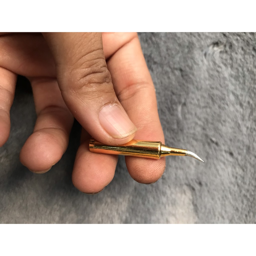 Mũi hàn vàng đầu mũi cong máy hàn chình nhiệt