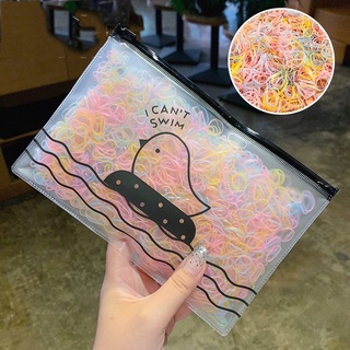 Túi zip 1000 thun cột tóc em bé đủ màu