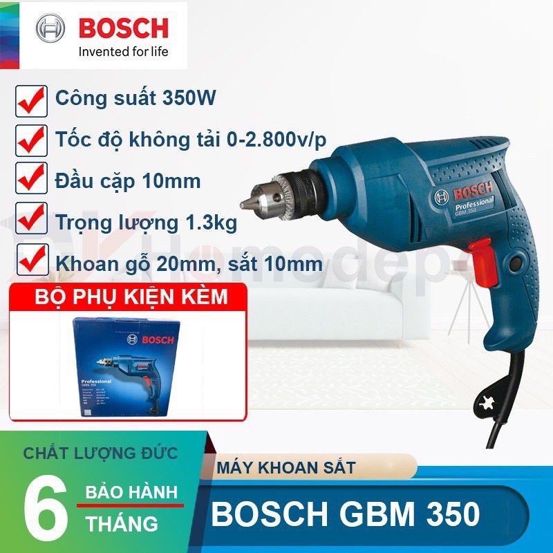 (FREESHIP XTRA) MÁY KHOAN BẮT VÍT BOSCH 10MM (HÀNG TỐT CÓ BẢO HÀNH)