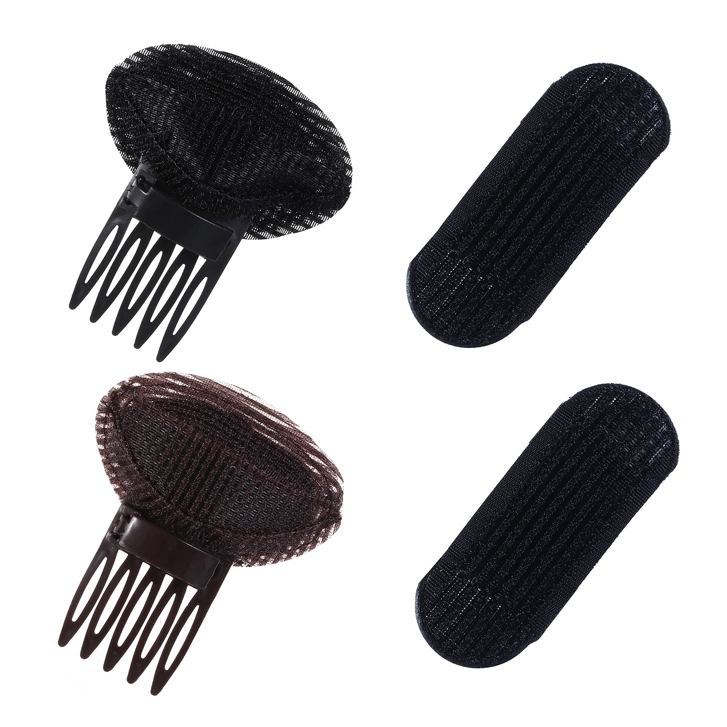 ☆YOLA☆ 1/4pcs Hot Puff Hair Head Cushion DIY Fluffy Bump it Up Hair Beauty Tool for Women Lady Girl Princess Styling Volume Hair Base