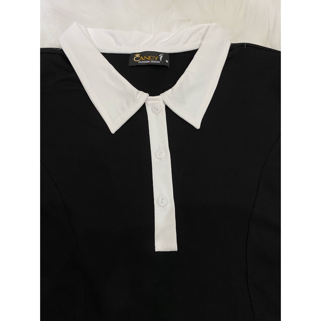 Váy Polo Nữ  Đầm Polo Chiết Eo Váy Cổ Bẻ Chất Cotton Cao Cấp Mềm Mát V2217-Candy Fashion | BigBuy360 - bigbuy360.vn