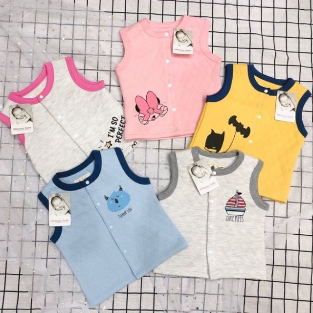 Áo ghile trần bông Momma