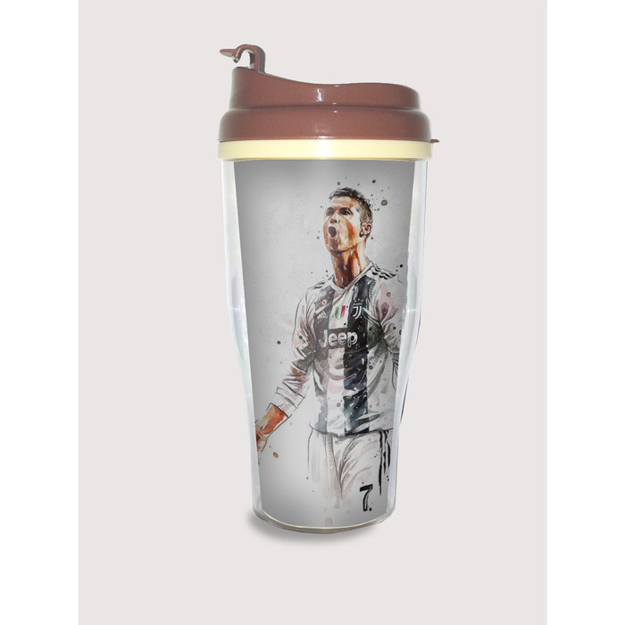 Cúp Lưu Niệm Hình Cầu Thủ Bóng Đá Messi - Cr7