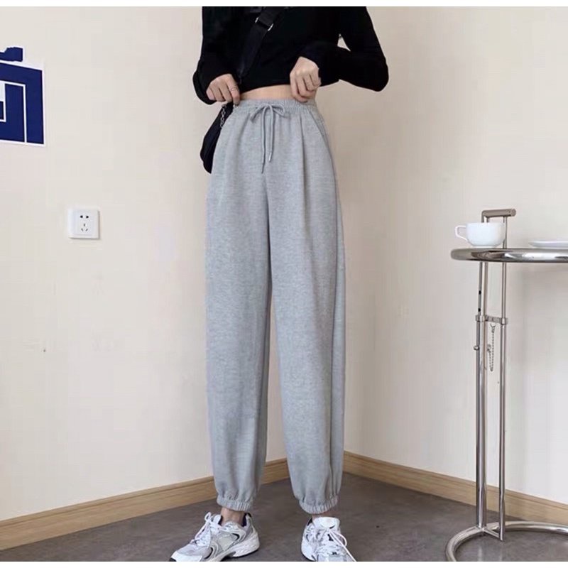 Quần bom nữ Quần thể thao nữ phong cách hàn quốc