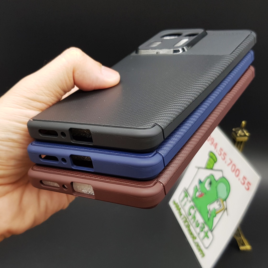 Ốp Lưng Xiaomi Mi MIX 4 AutoFocus Vân 3D Carbon Chống Sốc