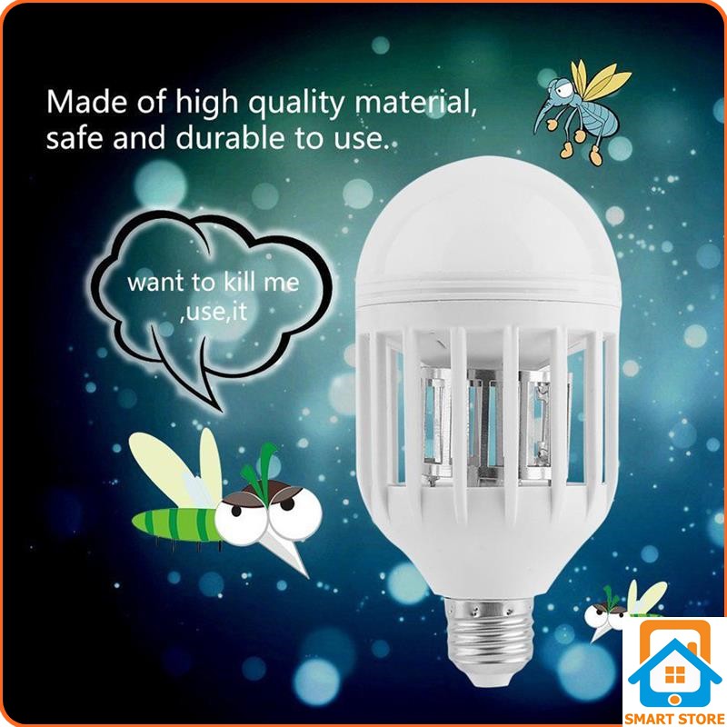 Bóng đèn led chiếu sáng kiêm đèn bắt muỗi và côn trùng / Đuỗi muỗi Diệt muỗi