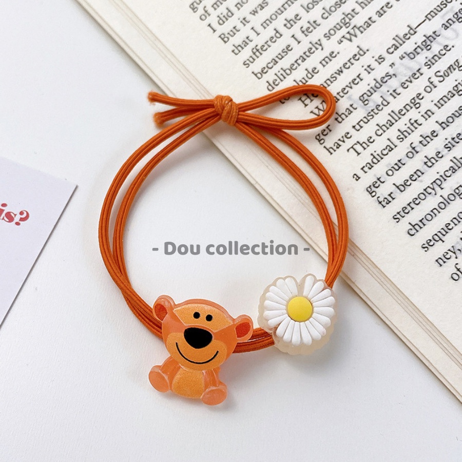 Dây Cột Tóc, Thun Cột Tóc Phát Sáng Họa Tiết Hoạt Hình Phong Cách Hàn Quốc Nhiều Màu - Mã DT018