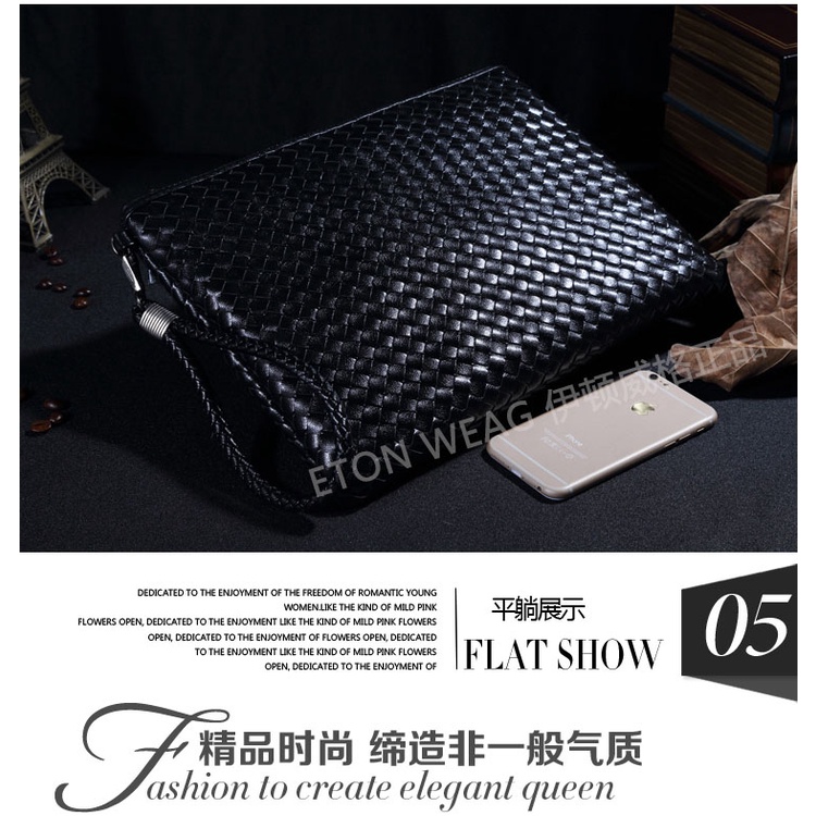 Túi cầm tay cỡ A4 phong cách Hàn Quốc cho nam và nữ | BigBuy360 - bigbuy360.vn