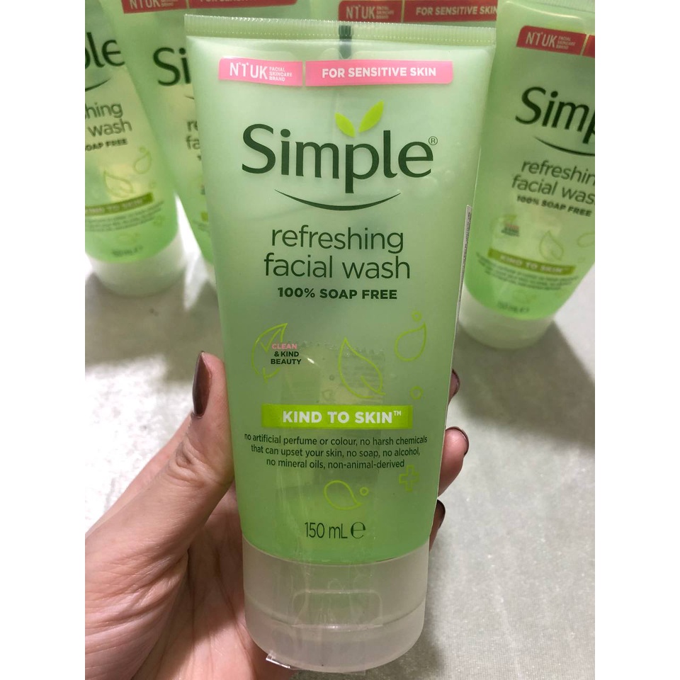 Sữa rửa mặt simple gel