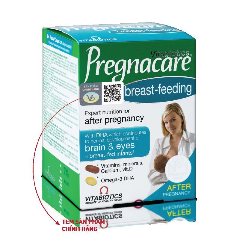 Viên uống lợi sữa Vitabiotics Pregnacare Breast Feeding ( Hàng nhập khẩu chính hãng)