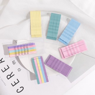 [Pink] Lẻ 1 chiếc kẹp tóc mái màu Pastel phong cách Hàn Quốc, Ghim tóc Hàn Quốc-CT1K01