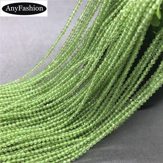 Peridot Hạt nhỏ Đá rời tự nhiên Cắt mặt Đá tự nhiên Đá quý tự làm sáng 2mm