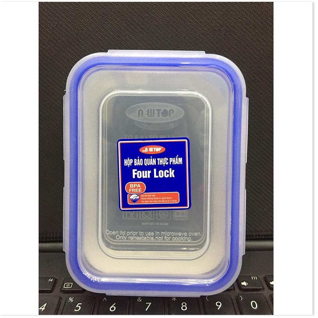 Hộp bảo quản thực phẩm 4 khóa 2504 - 450ml Song Long
