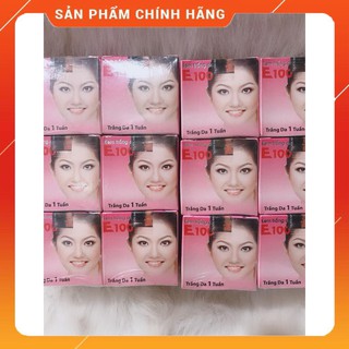 combo 5 hộp Kem Dưỡng trắng da E100 cô gái Việt hộp 4g