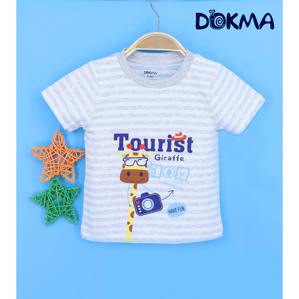 DMA148 Áo cộc tay cổ tròn Dokma (6-24M)