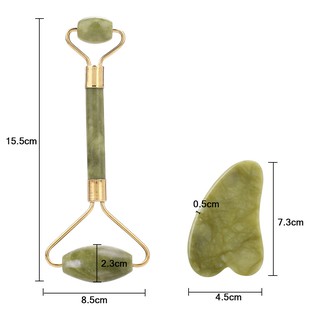 Cây lăn mặt đá cẩm thạch size to 2 đầu đá