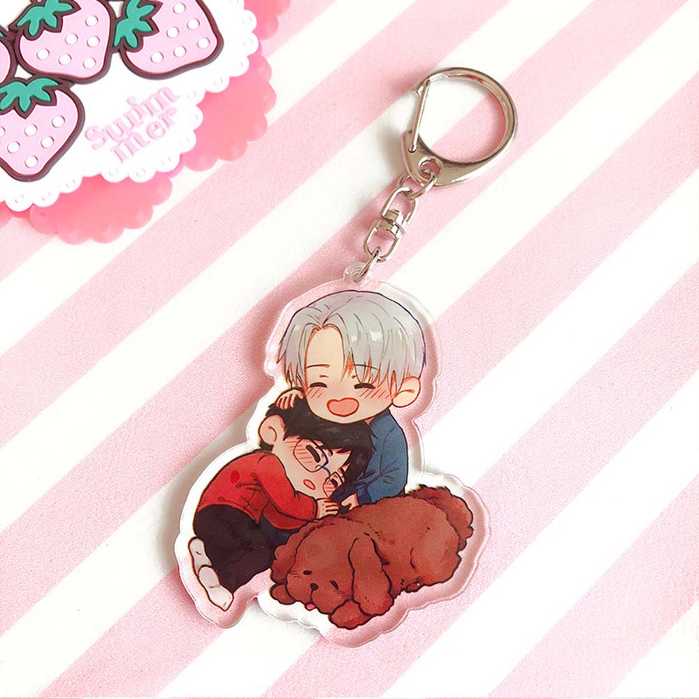Móc Khóa Nhân Vật Hoạt Hình Yuri!!!! On Ice