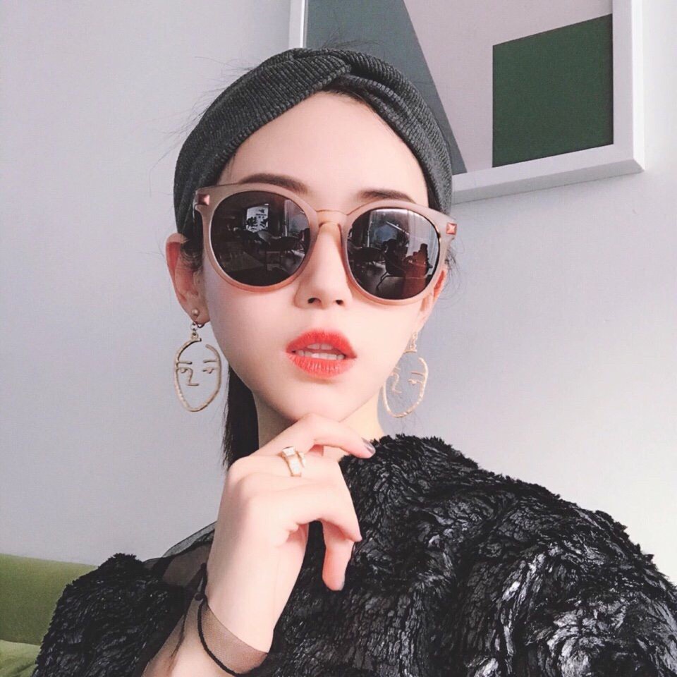 Mắt Kính GB Trà Form Tròn K84 Thời Trang Siêu Hot - Hata24h