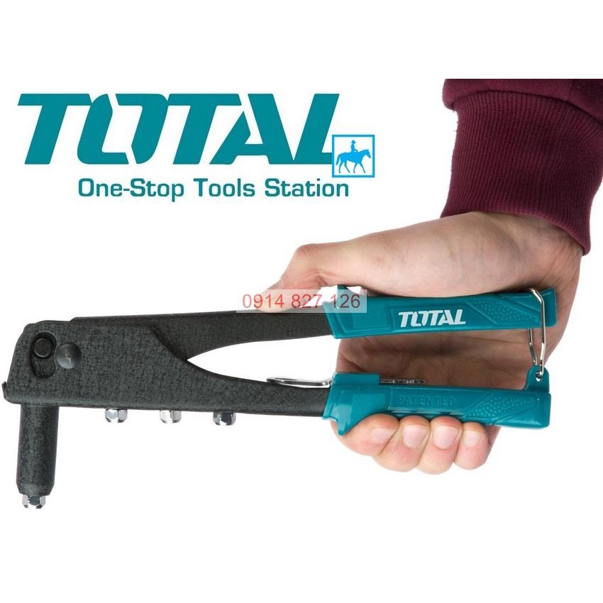 Kìm rút đinh tán chuyên dụng TOTAL THT32104 10,5 inch; kềm rút rive trợ lực, Bh 6 tháng Dụng cụ sửa chữa Tuấn Mã