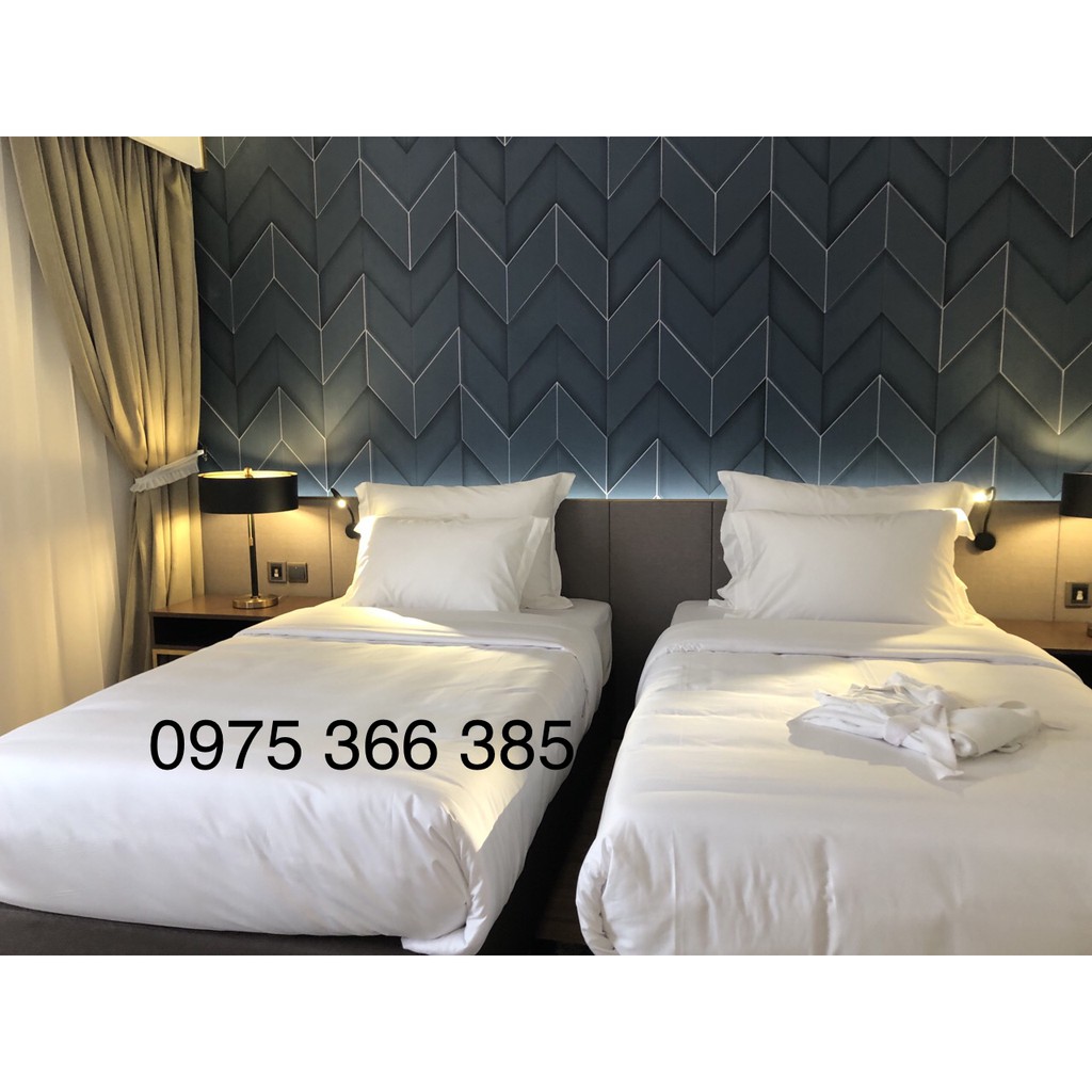 Ga giường khách sạn hay ga giường màu trắng chất liệu cotton cvc trắng trơn cao cấp size:1m/m2/m4/m6/m8/2m2 | BigBuy360 - bigbuy360.vn