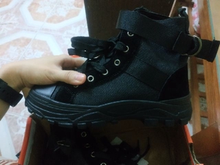 (Order_ảnh thật) GIÀY COMBAT BOOT VẢI DÙ CHỐNG NƯỚC