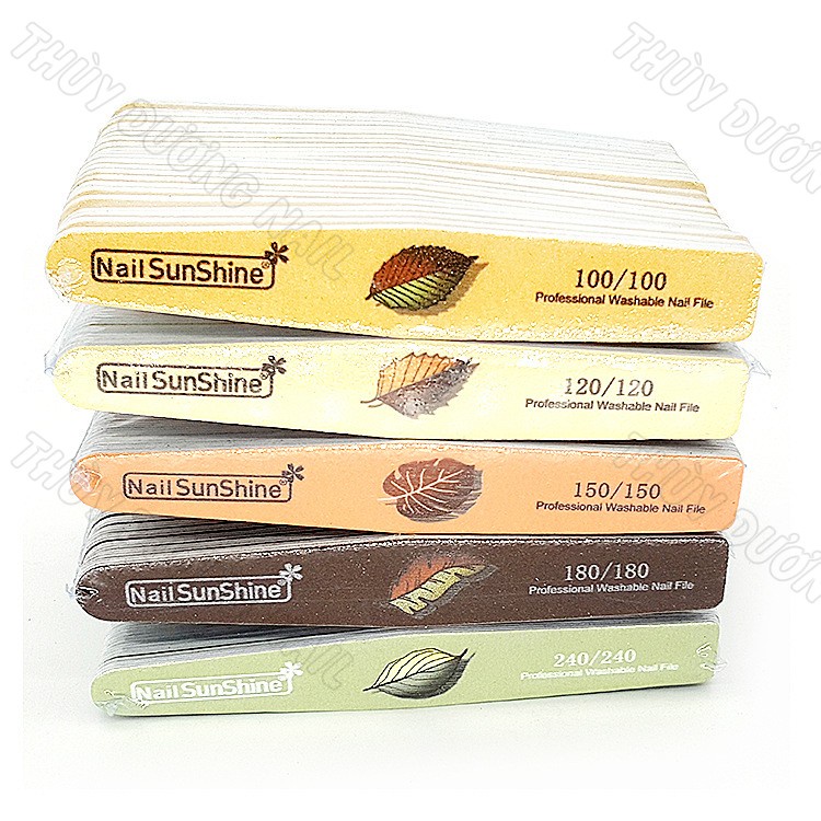 Dũa móng dạng thanh SunShine hình thang, 2 mặt nhám - 5 độ nhám lựa chọn