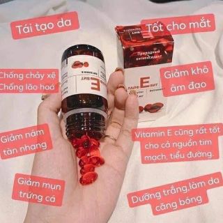 Vitamin E đỏ 400mg của Nga
