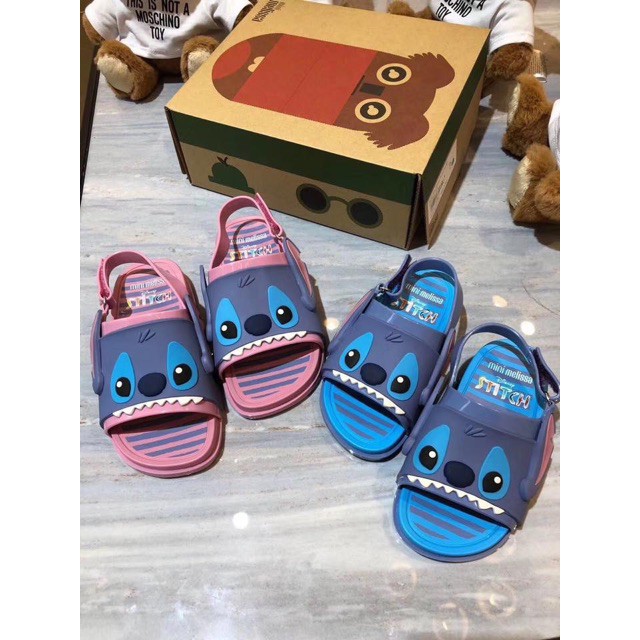 Sandal cho bé trai bé gái 1-6 tuổi ⚡️ FREESHIP ⚡️ Sandal nhựa thơm mini melissa stitch mẫu mới HOT nhất 2021