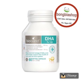 Dha bio island 60 viên cho bé