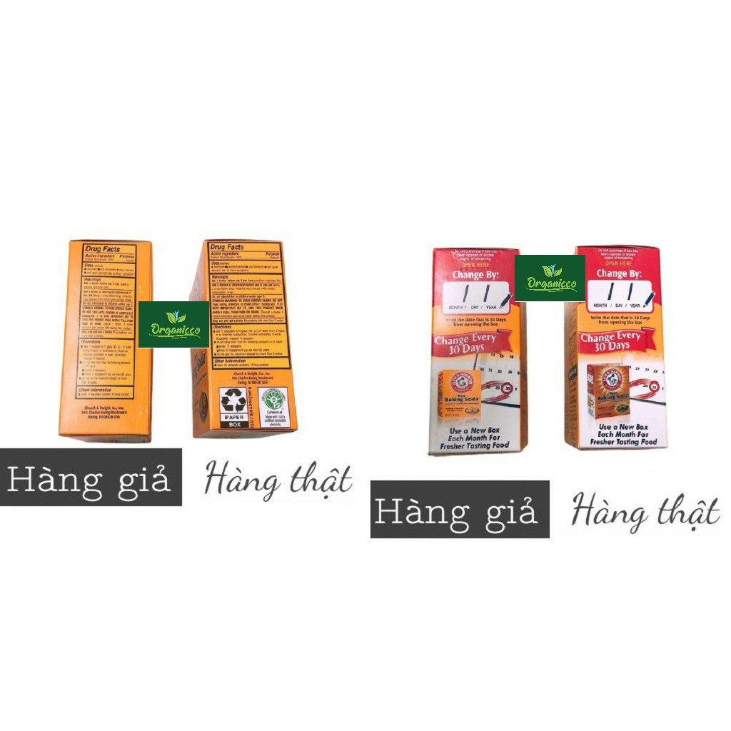 [NHẬP KHẨU MỸ ]Bột Baking Soda làm trắng răng, làm bánh, tẩy tế bào chết, tẩy rửa 454g