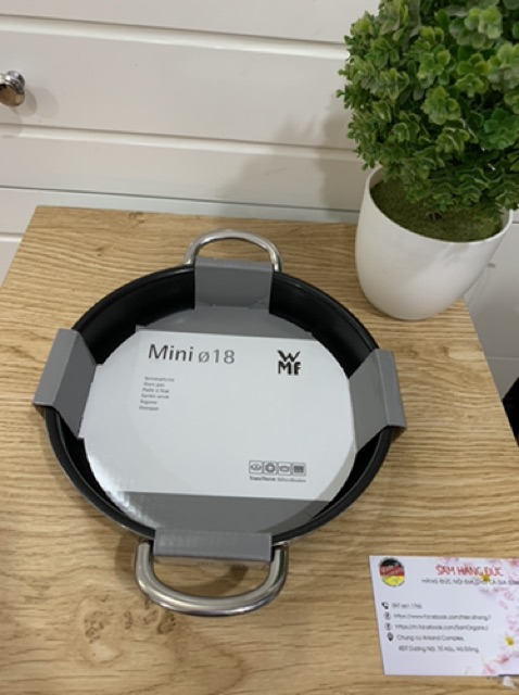 Chảo chống dính WMF mini 18cm 2 quai - chống dính tuyệt đối- an toàn cho sức khoẻ- bền bỉ- xt chính hãng từ Đức