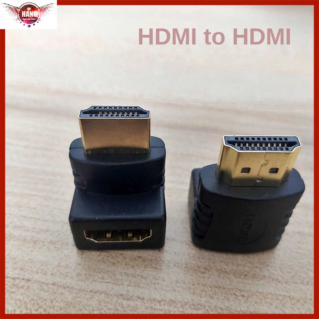 Đầu chuyển HDMI ra HDMI cái góc 90 độ 1080p