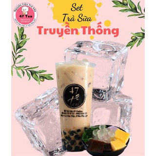 Set trà sữa truyền thống tự nấu tại nhà
