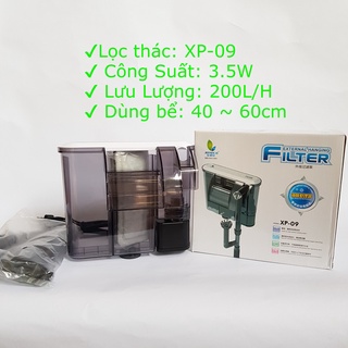 Lọc Thác Bể Cá 🐠🐠🐠 Lọc nước Jeneca XP-09 hồ cá mini thủy sinh làm trong nước sạch bẩn tạo vi sinh cho nước tốt cho cá