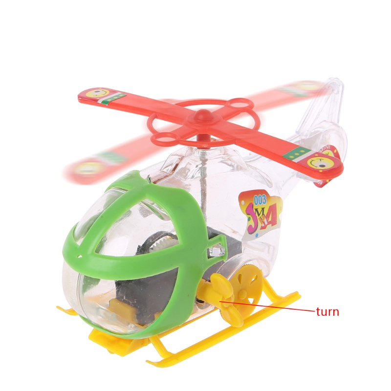 Máy Bay Trực Thăng Mini Lên Dây Cót Cho Bé