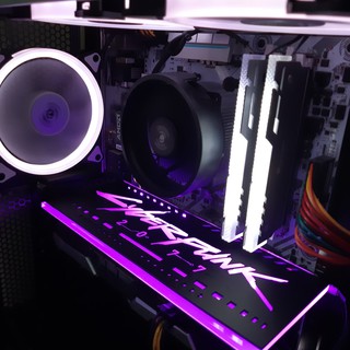 RGB Cyperpunk VGA Backplate  (Tấm che card màn hình Cyperpunk led RGB)