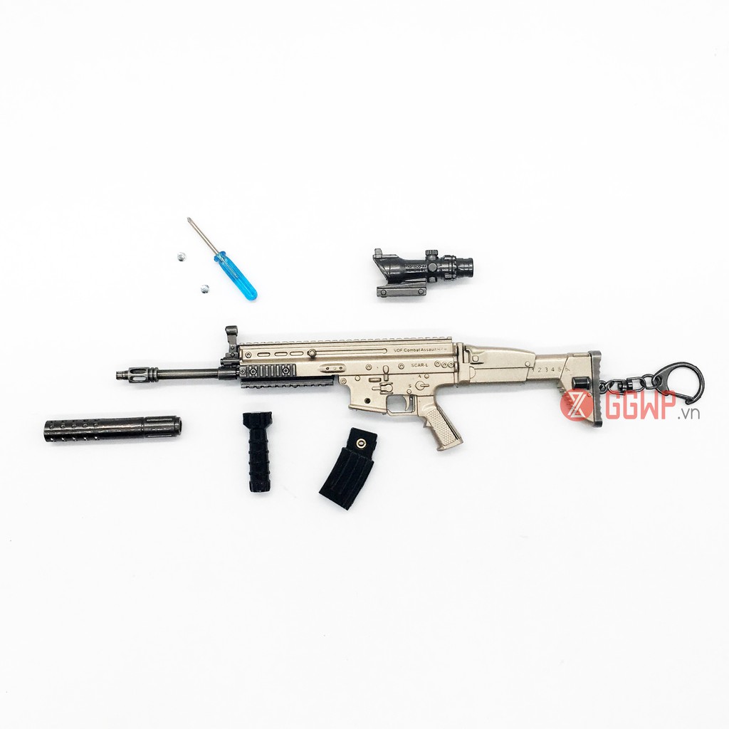 Mô hình Scar-L Full Options 28cm PUBG