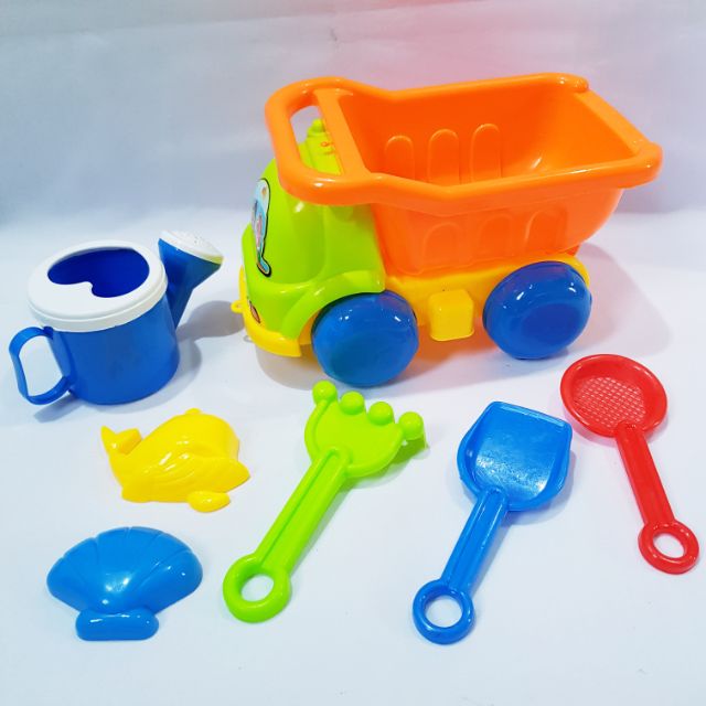 Bộ đồ chơi xe xúc cát size trung 47