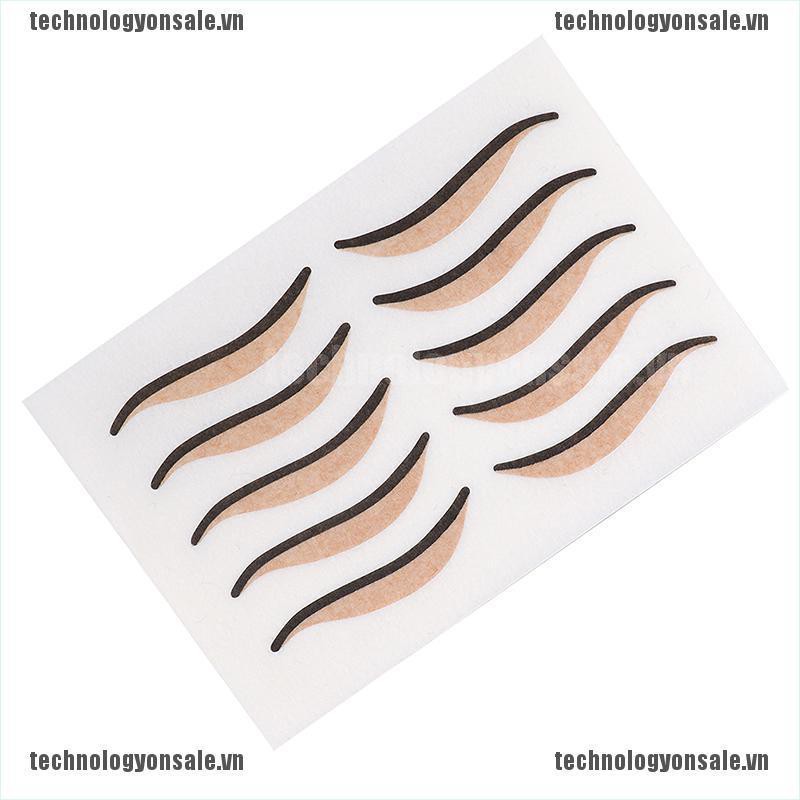 [Tech] 50Pcs/lot cat temporary eyeliner eye shadow sticker eye tattoo makeup cosmetic [VN]