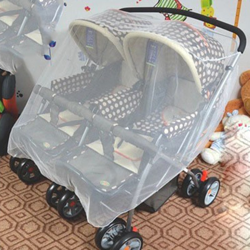 Màn lưới trùm xe đẩy em bé chống muỗi tiện lợi