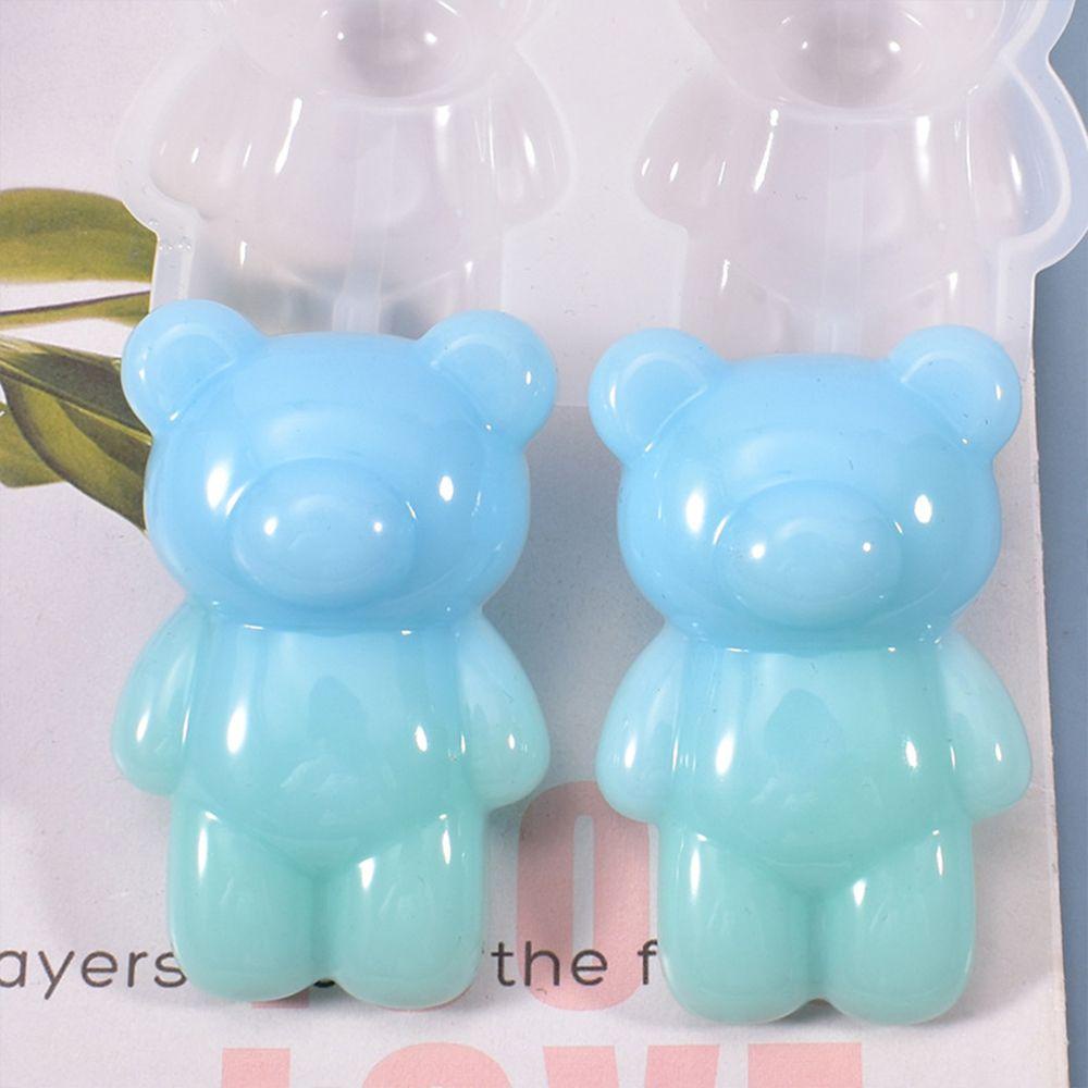 Khuôn Silicone Làm Trang Sức Hình Gấu Dễ Thương