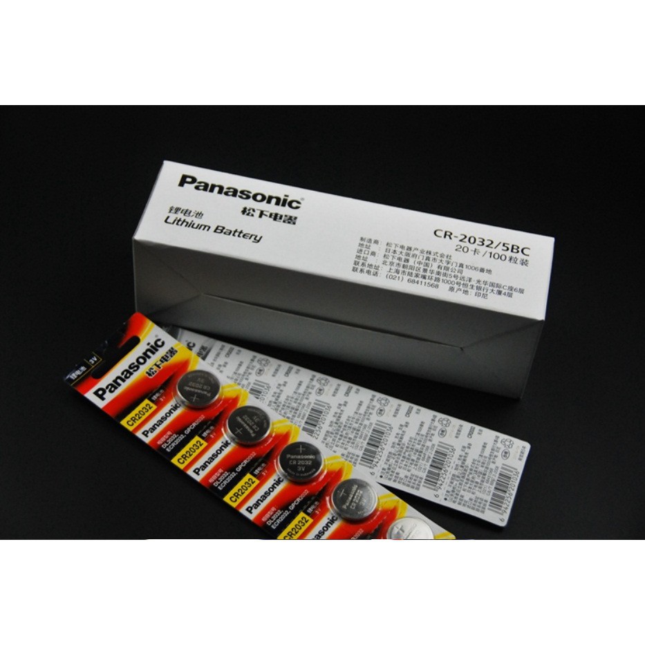 Sale Pin Cmos Panasonic CR2032 vỉ 5 viên