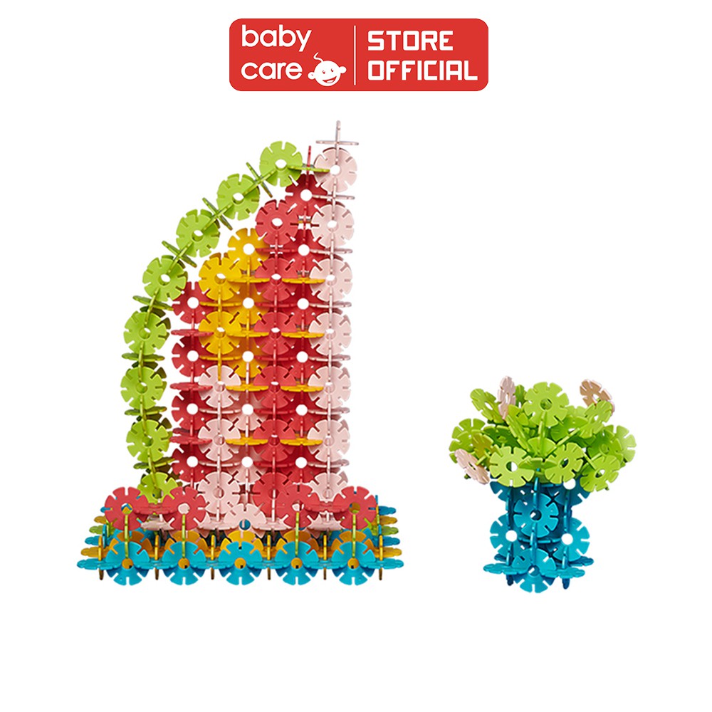 Bộ lắp ghép bông tuyết tạo hình BC BABYCARE phát triển tư duy sáng tạo cho bé - BC7293