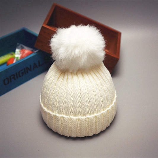 Children's warm breathable hat cute fashion light solid color leisure outdoor sports