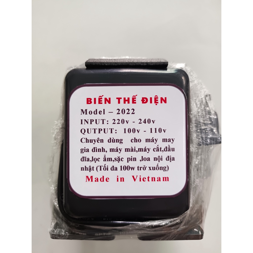 Biến thế mini nhỏ gọn biến áp chuyển nguồn điện - bộ chuyển nguồn 220v ra 110v hoặc 100v