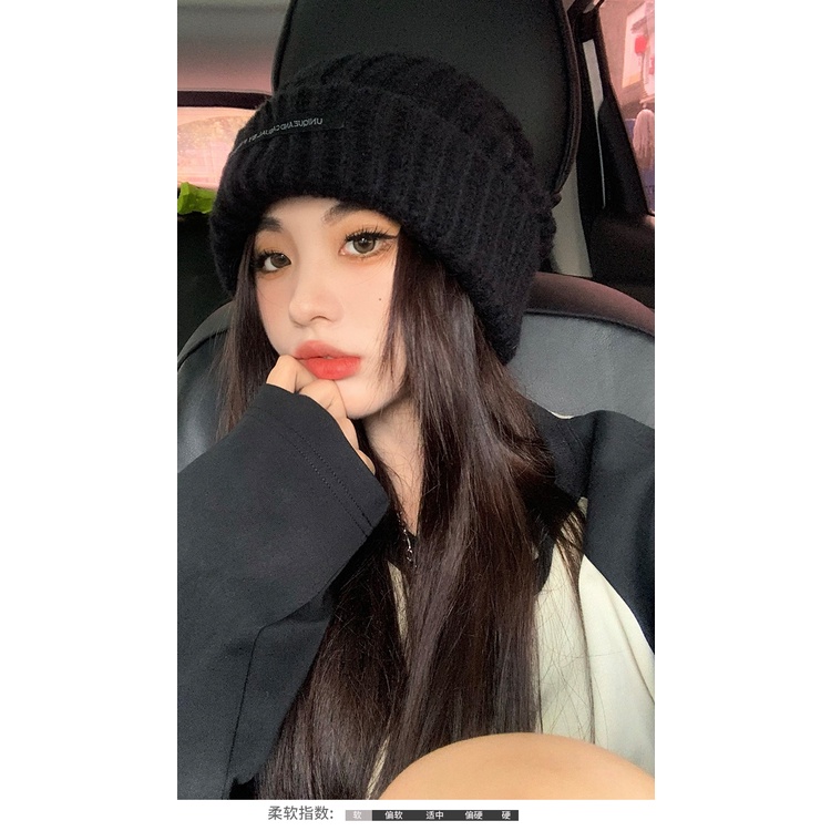 Mũ Len Rộng Vành Phong Cách Nhật Bản Thời Trang Mùa Đông 2022 Cho Nữ